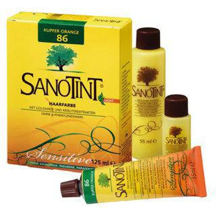 Firstorganicbaby Sanotint Hair color No. 86 light Copper Orange, 125ml