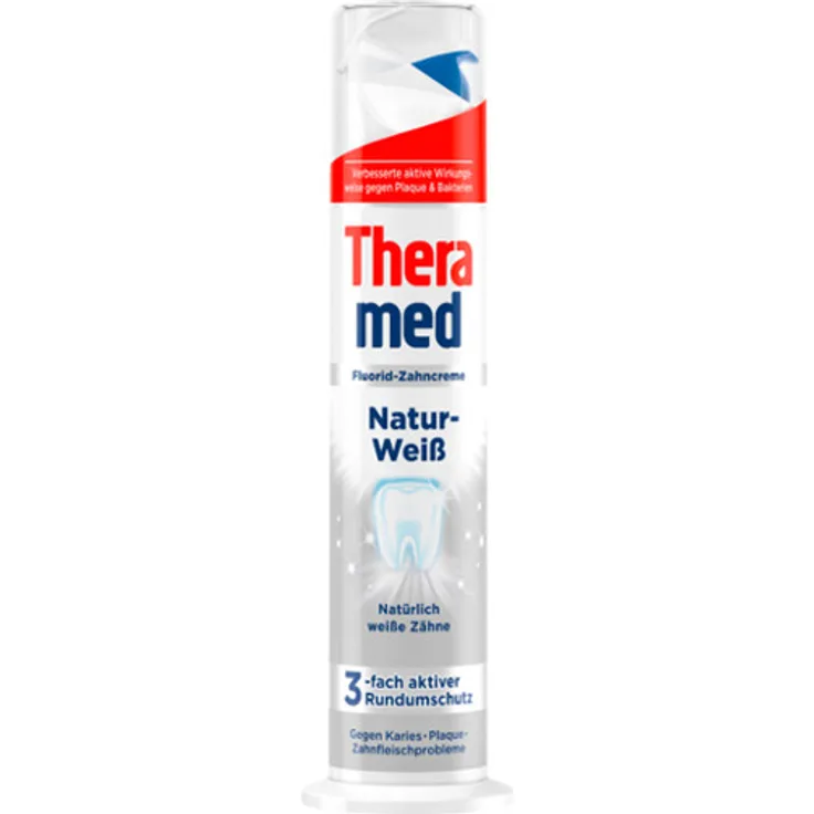 Theramed Naturweiss 100 ml mit Whitening-Effekt für weißere Zähne