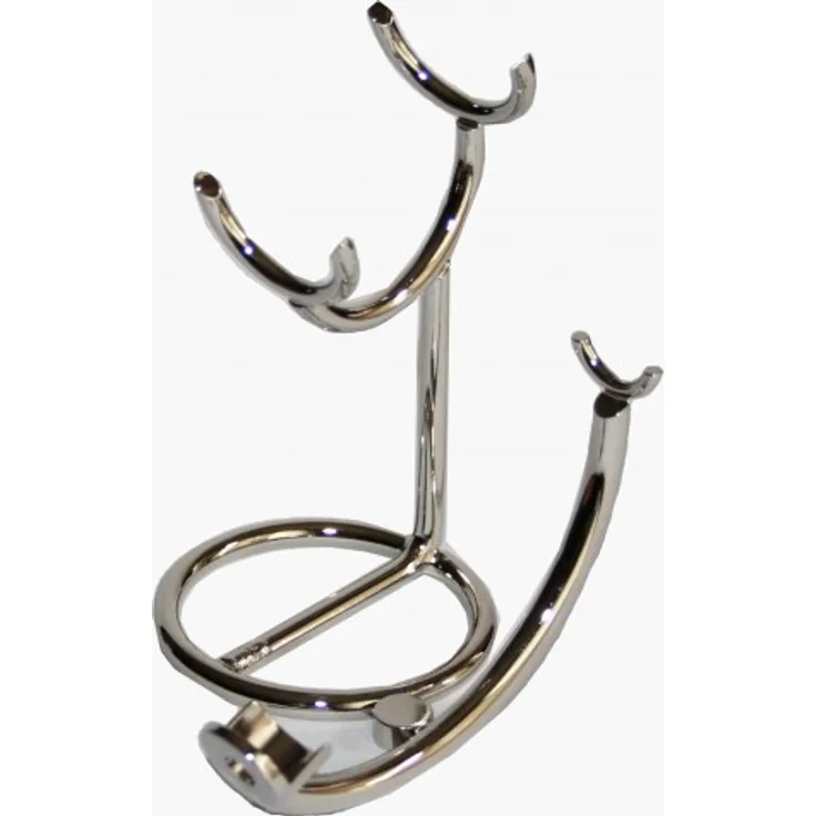 Erbe Solingen Rasier-Accessoires Pinsel- und Rasierhalter groß silberfarben Rasierzubehör