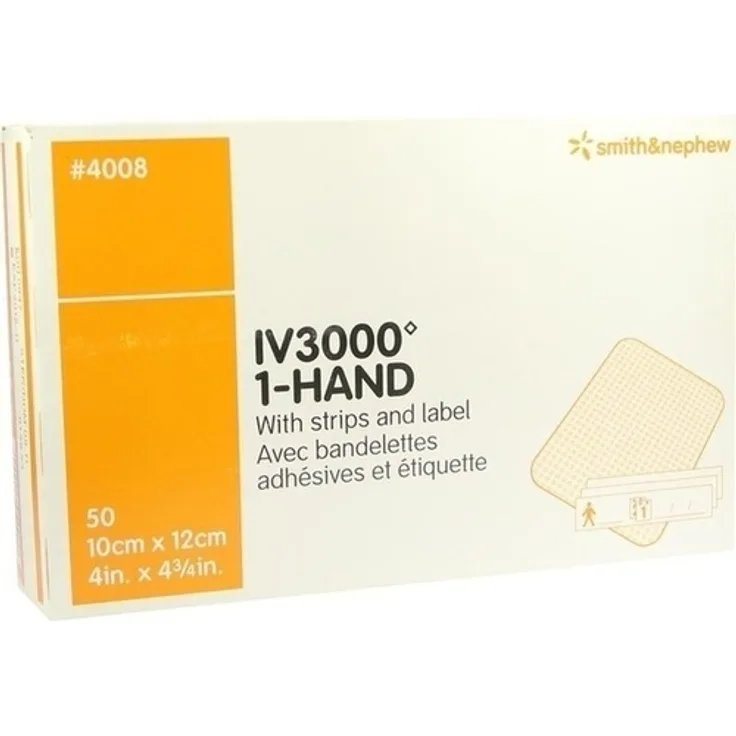 Smith & Nephew Opsite IV 3000 10x12 cm transp.Kanülenfixier. 50 St.
