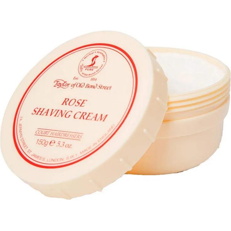 Taylor of Old Bond Street Rose Shaving Cream Bowl 150 g