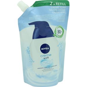 Bild für Nivea Creme Soft Flüssige Cremeseife Nachfüllbeutel 500 ml für Alle Hauttypen geeignet