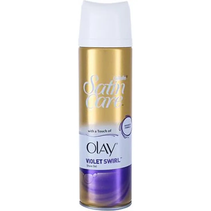 Gillette Satin Care Olay Violet Swirl Rasiergel 200 ml für Frauen