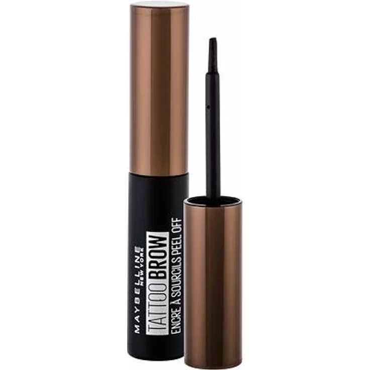 Maybelline Brow Tattoo Gel-Abziehbare Augenbrauenfarbe, 4,6 g Farbton Chocolate Brown – Bild 1