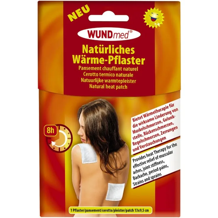 Wundmed 1826547 Pflaster, wärmend, 13 x 9,5 cm, 1 Stück, zur Behandlung von Verspannungen