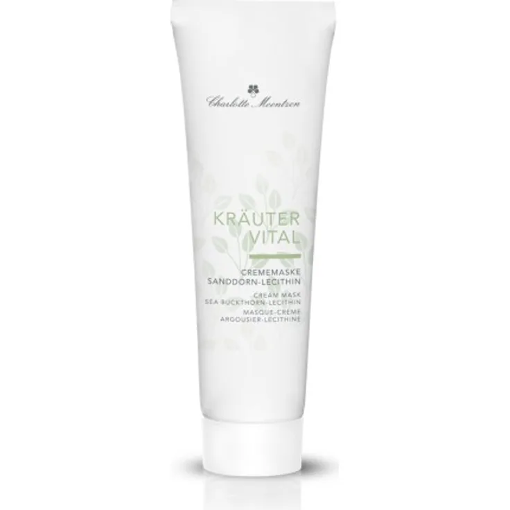 Charlotte Meentzen Kräutervital Crememaske Sanddorn-Lecithin 30 ml mit feuchtigkeitsspendender und regenerierender Wirkung für alle Hauttypen