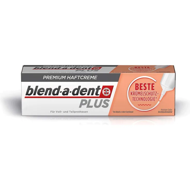 Blend-a-dent Plus Premium-Haftcreme Krümelschutz 12er Pack 12 x 40 g Haftcreme