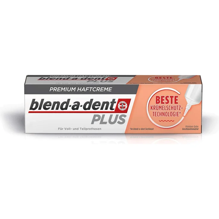 Blend-a-dent Plus Premium-Haftcreme Krümelschutz 12er Pack 12 x 40 g Haftcreme