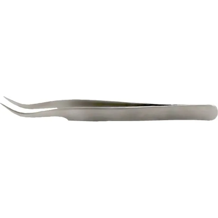 Nippes Zeckenpinzette spitz und gebogen rostfrei, Form: spitz, Größe: 120 mm, aus rostfreiem Solinger Stahl 