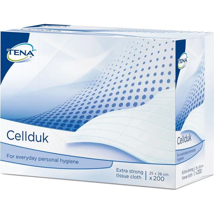 Tena Cellduk Waschtücher 26 x 25 cm reißfest 200 Stück