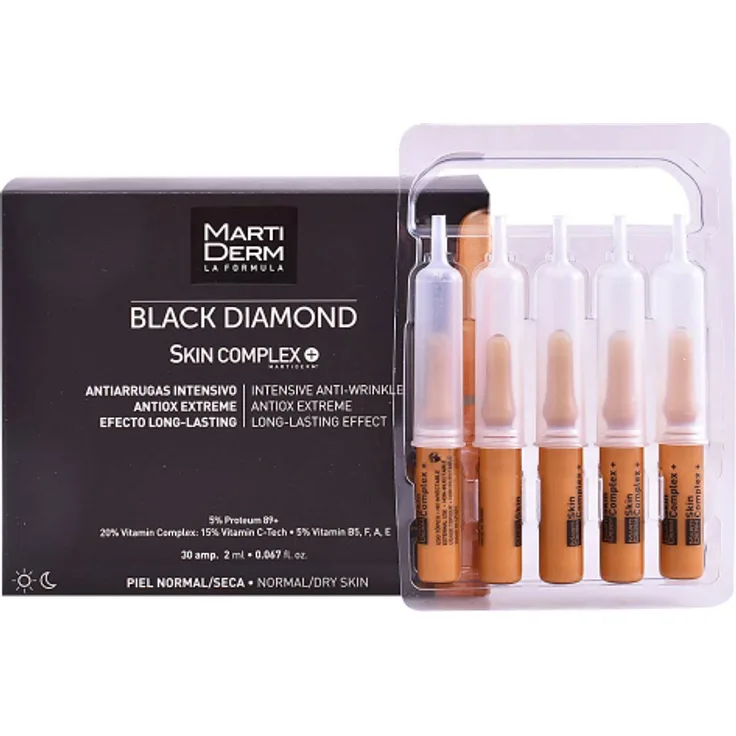Black Diamond Intensive Anti-Wrinkle Ampoules 30 x 2 ml, mit pflegender Wirkung 