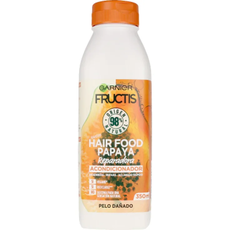 Garnier Fructis Hair Food Papaya Acondicionador Reparador 350 ml