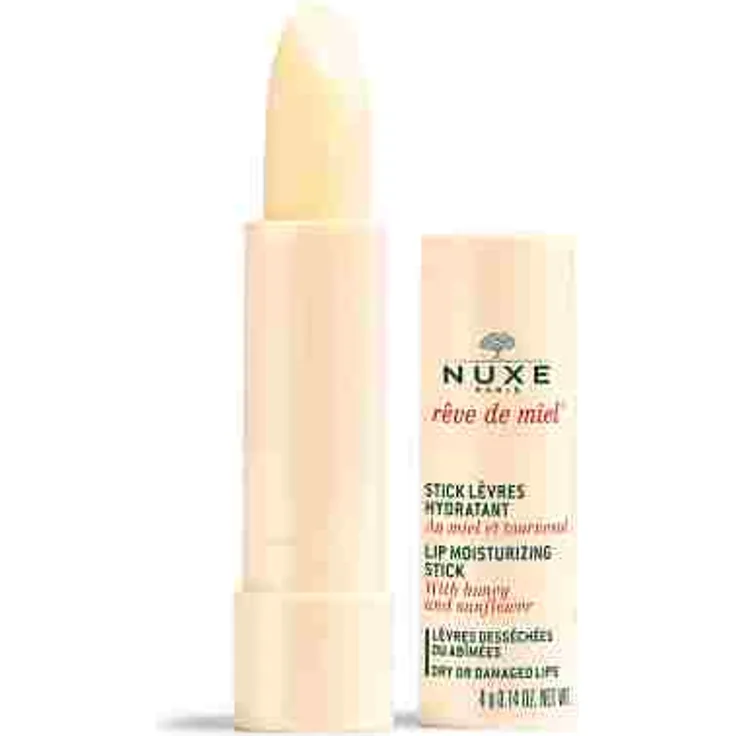 Nuxe Reve de Miel Stick Levres Hydratant Lippenpflegestift 4 g, feuchtigkeitsspendende Wirkung, für trockene Lippen