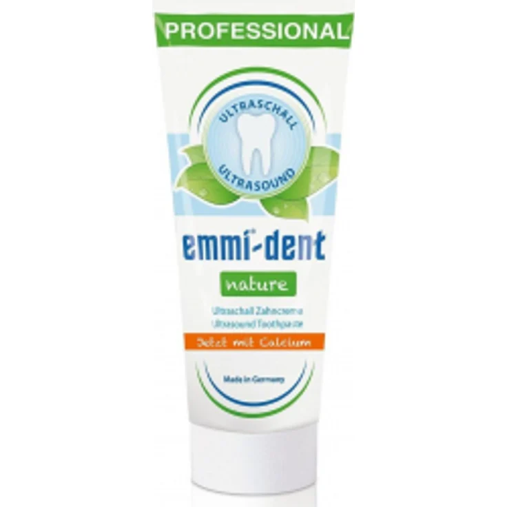 Emmi-dent Ultraschall-Zahncreme Nature Calcium für sensible Zähne, 75 ml – Bild 1