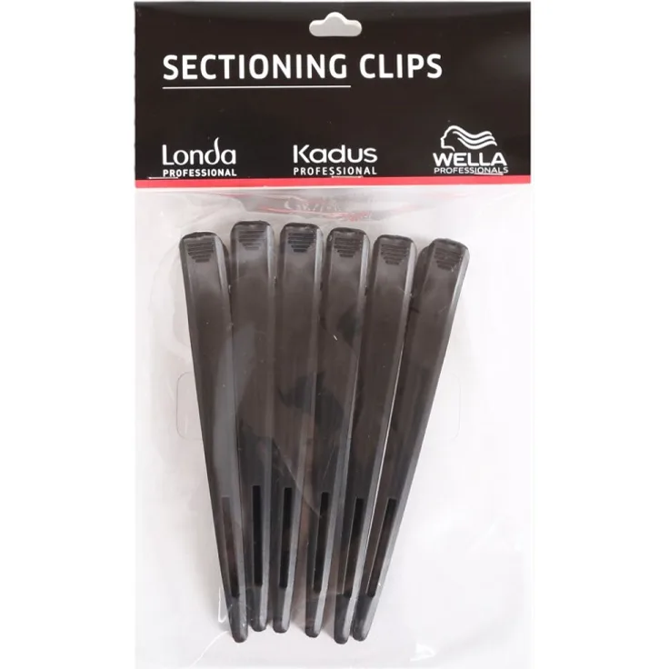Wella Abteilclips schwarz 6 Stück