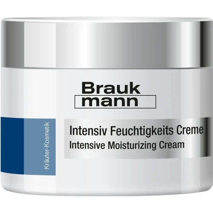 Braukmann Intensiv Feuchtigkeits Creme 50 ml, Hautglättend und mit einer beruhigenden Wirkung, Karotin und Walnussschalenöl – Bild 1