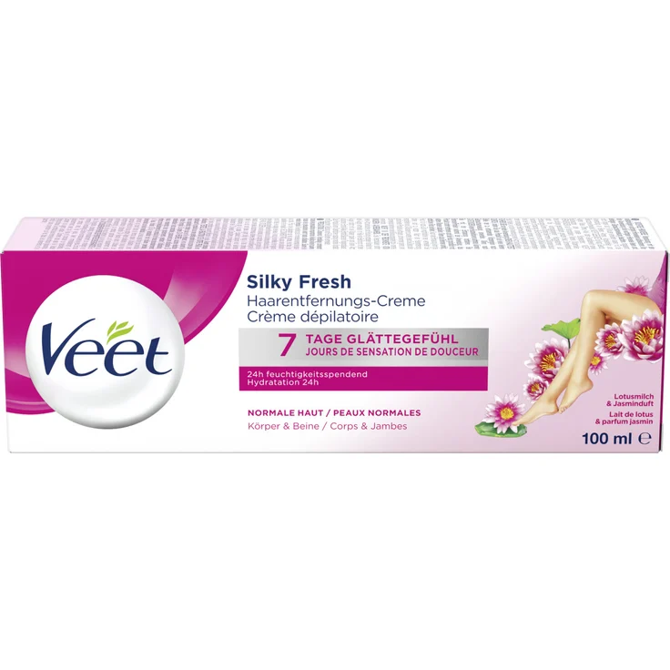 Veet Haarentfernungs-Creme Silk & Fresh für normale Haut 100 ml