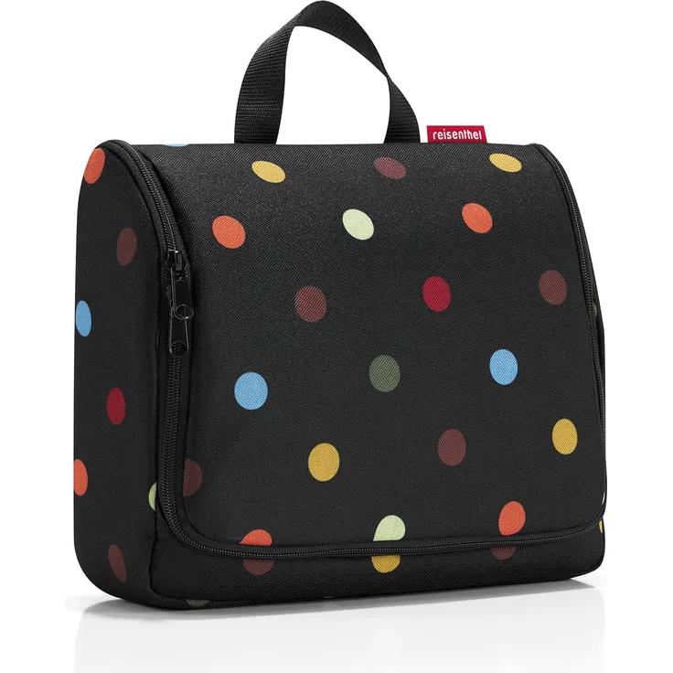 reisenthel toiletbag XL dots Maße: 28 x 25 x 10 cm - Maße: 28 x 59 x 9 cm expanded - Volumen: 4 l