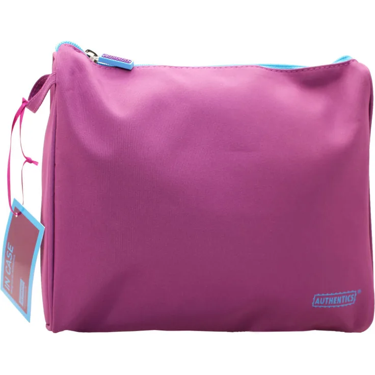 Authentics In Case Kosmetiktasche Large Microfaser Violett Blau 23x23x8 cm