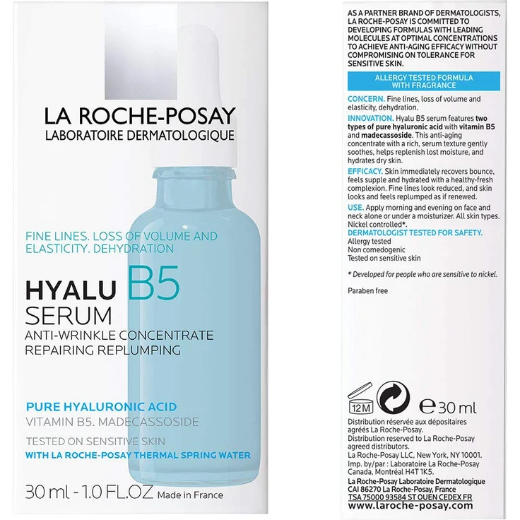 La Roche-Posay Hyalu B5 Serum Anti-Rides für Empfindliche Haut, belebend und pflegend 30 ml – Bild 2