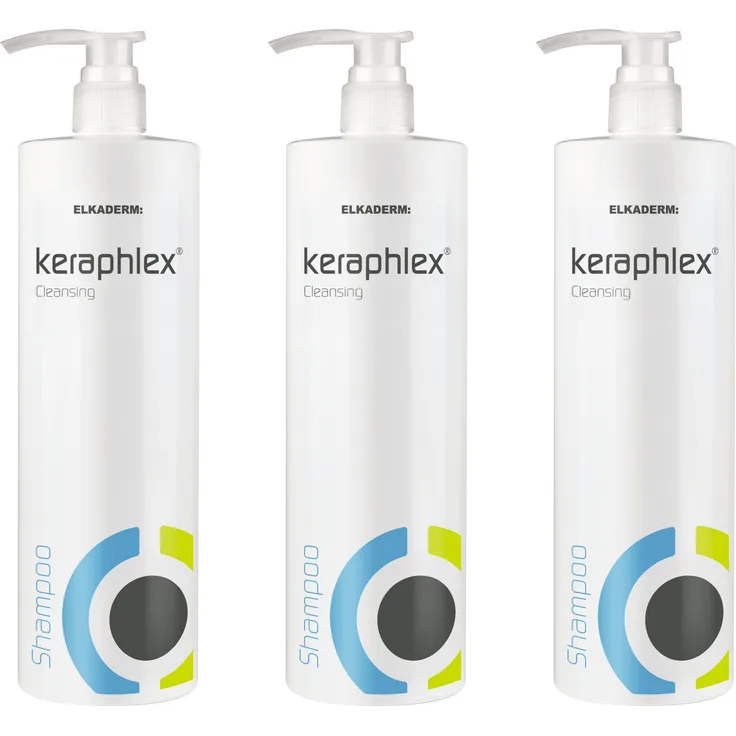 Keraphlex Shampoo 3 x 1000 ml Wirkung: Pflege