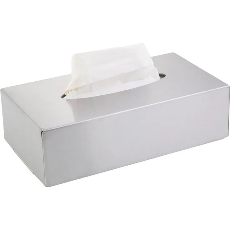 axentia Kosmetikbox, aus Edelstahl, matt Kosmetikbox, Dekorative Kosmetik Make-up Accessoires