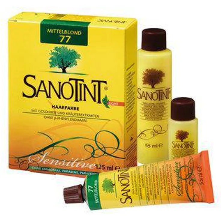 Firstorganicbaby Sanotint Hair color No. 77 light Medium Blonde, 125ml