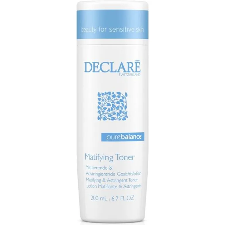 Declaré Pure Balance femme-women Matifying Toner, 200 ml, bekämpft Unreinheiten, mit sofortigem Matt-Effekt 