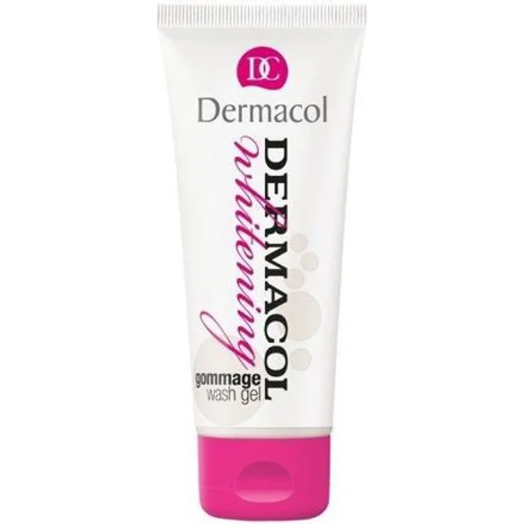 Dermacol Whitening gommage Wash gel Reinigungsgel Mit Mikroperlen gegen Pigmentflecken 100 ml