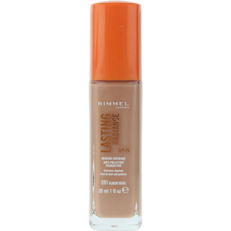 Rimmel London Lasting RADIANCE foundation SPF25 #201-classic Beige 30 ml – Bild 1