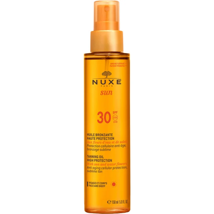 Nuxe Sun Huile Bronzante LSF30 Sonnenöl Spray 150 ml