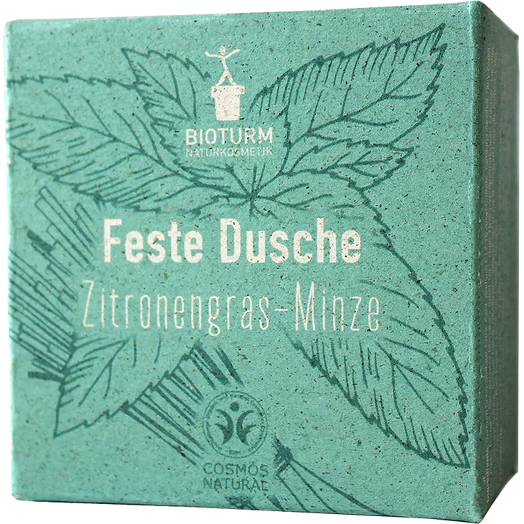 Bioturm Naturkosmetik Feste Dusche Zitronengas-Minze 100 g