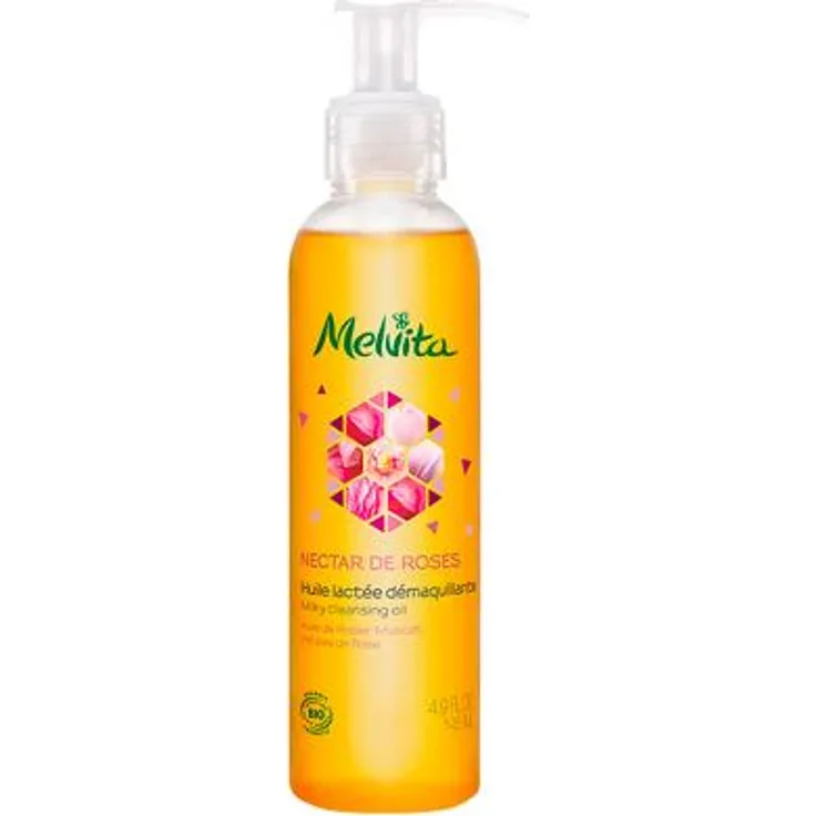Melvita aceite desmaquillante rosa 145 ml mit reinigender Wirkung