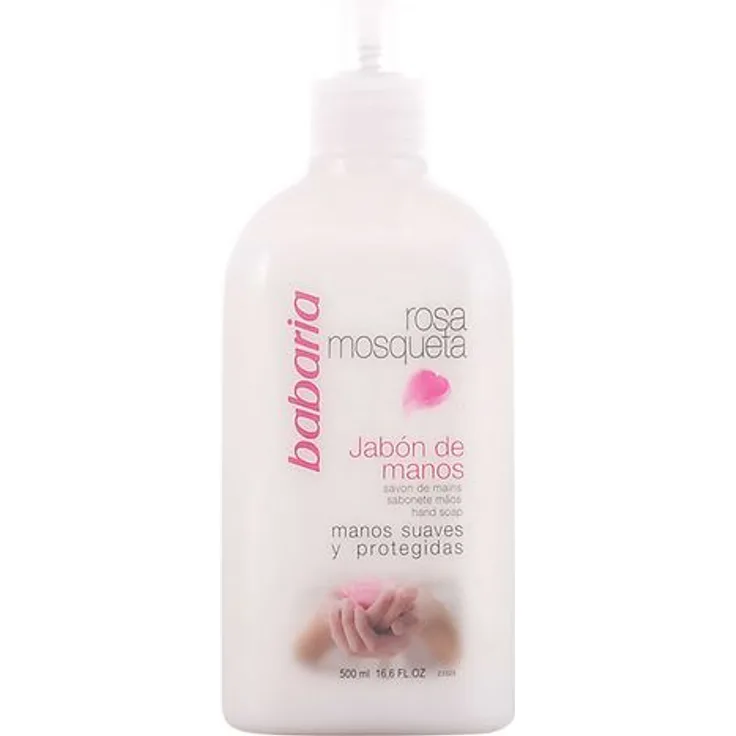 Babaria Handseife Babaria Hagebutte Rosa Mosqueta 500 ml für Alle Hauttypen geeignet