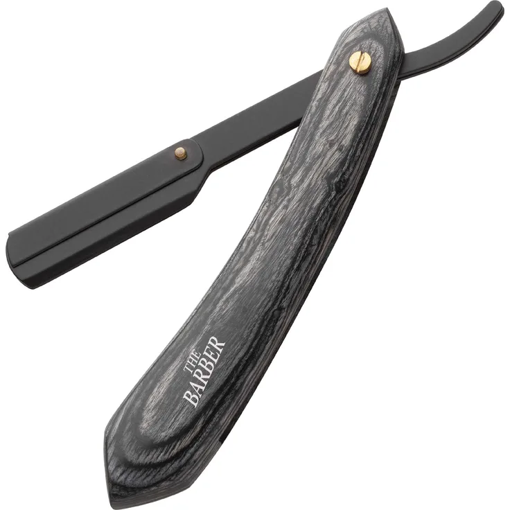 XanitaliaPro The Barber Professional Carbon Wood English Rasiermesser