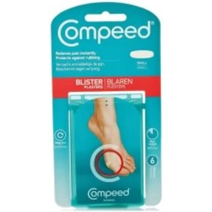 Compeed Small, Blasenpflaster zur Schmerzlinderung, 6 Stück