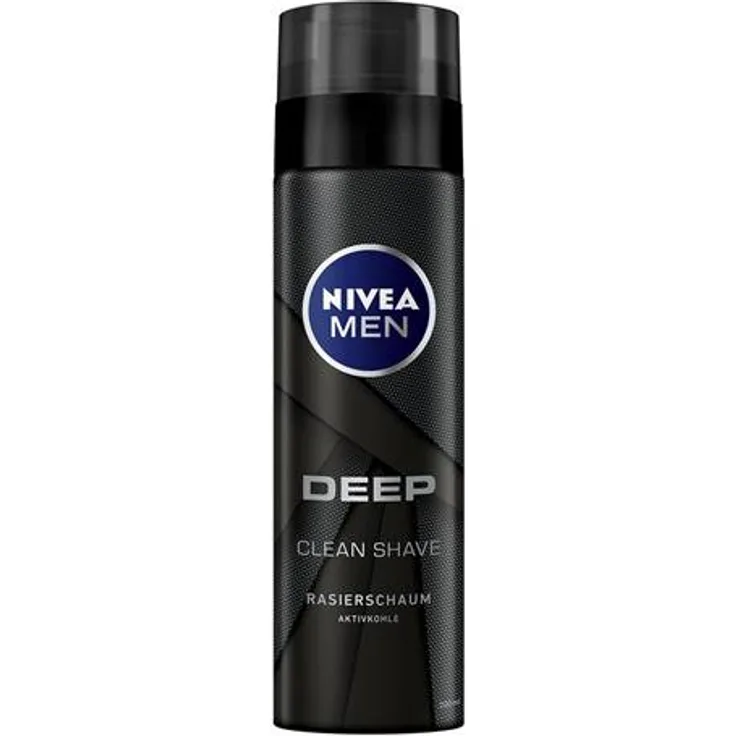 Nivea Men Deep Rasierschaum Aktivkohle für gepflegte Haut 200 ml