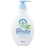 Penaten Ultra Sensitiv Pflegelotion Parfümfrei Baby Hautpflege Bodylotion Ohne Parfüm Und Farbstoffe Speziell Für Hochsensible Babyhaut Entwickelt 400 ml 