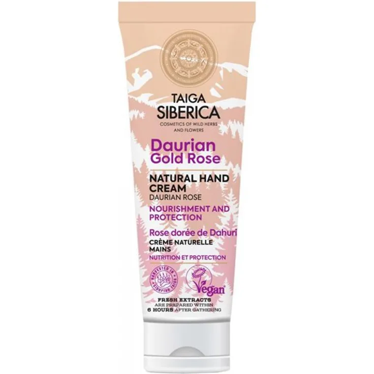 Taiga Siberica Daurian Gold Rose natürliche Handcreme 75ml