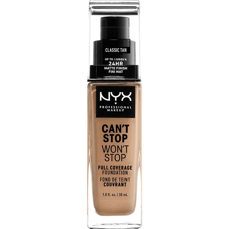 NYX Professional Make-up Can't Stop Won't Stop Classic Tan 30 ml – Bild 1