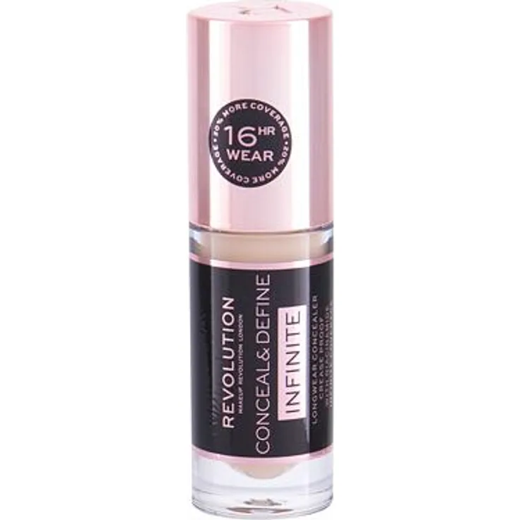 Makeup Revolution London Conceal & Define Infinite Beruhigender und voll deckender Concealer 5 ml Farbton C5