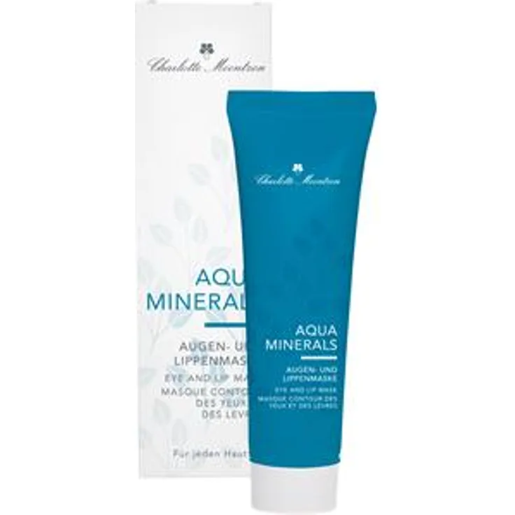 Charlotte Meentzen Pflege Aqua Minerals Augen- und Lippenmaske 30 ml, für eine gepflegte Haut