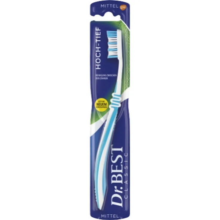 Dr. Best Hoch-Tief Zahnbürste Mittel