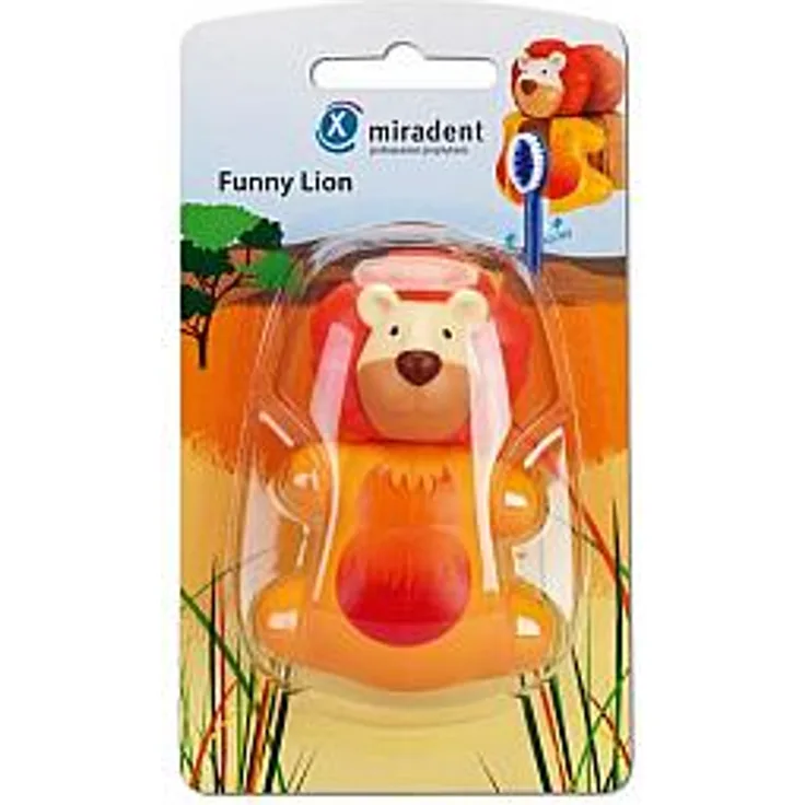 Hager Pharma Miradent KinderZahnbürstenhalter Funny Löwe 1 St.