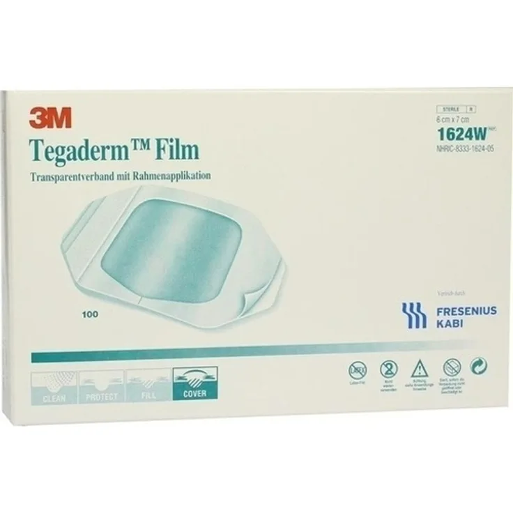 Fresenius Kabi Tegaderm Film 6x7 cm 1624W 100 St.