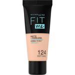Maybelline Fit me! Matte + Poreless Make-up #124-soft sand 30 ml