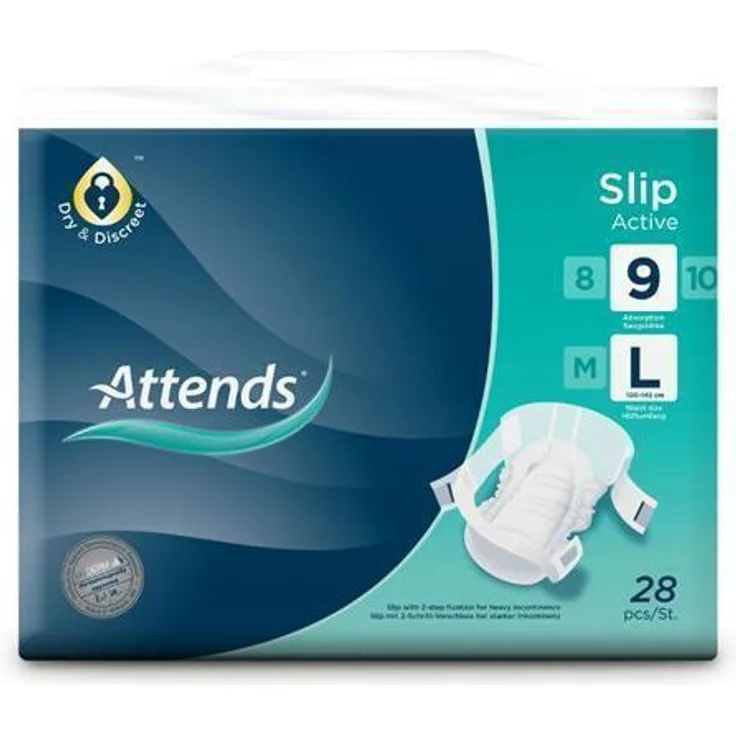 Attends Slip Active 9 L Windelhosen 28 Stück
