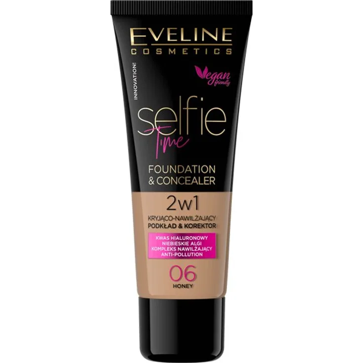 Eveline Selfie Time Foundation Und Concealer 06 Honey 30ml