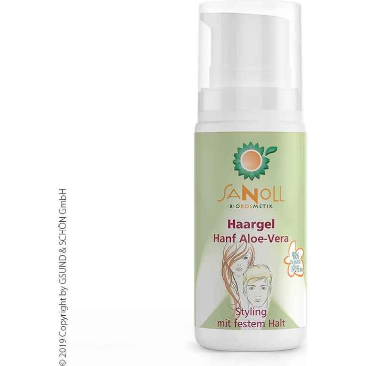 Sanoll Biokosmetik Haargel Hanf Aloe-Vera 100 ml