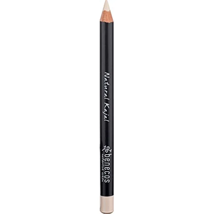 benecos Augen Make-up Natural Kajal White 1,13 g Weiß, mit einer festen Textur – Bild 1